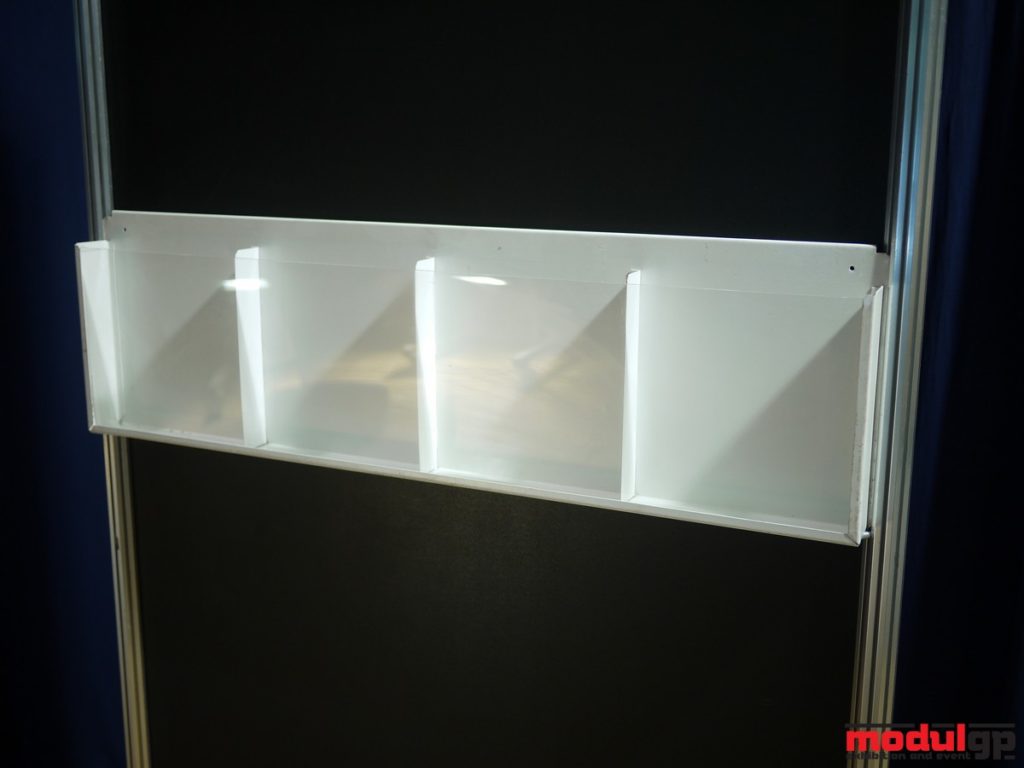 Fali prospektustartó